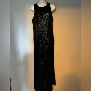 St. John Evening Gown size 8 silk & sequins